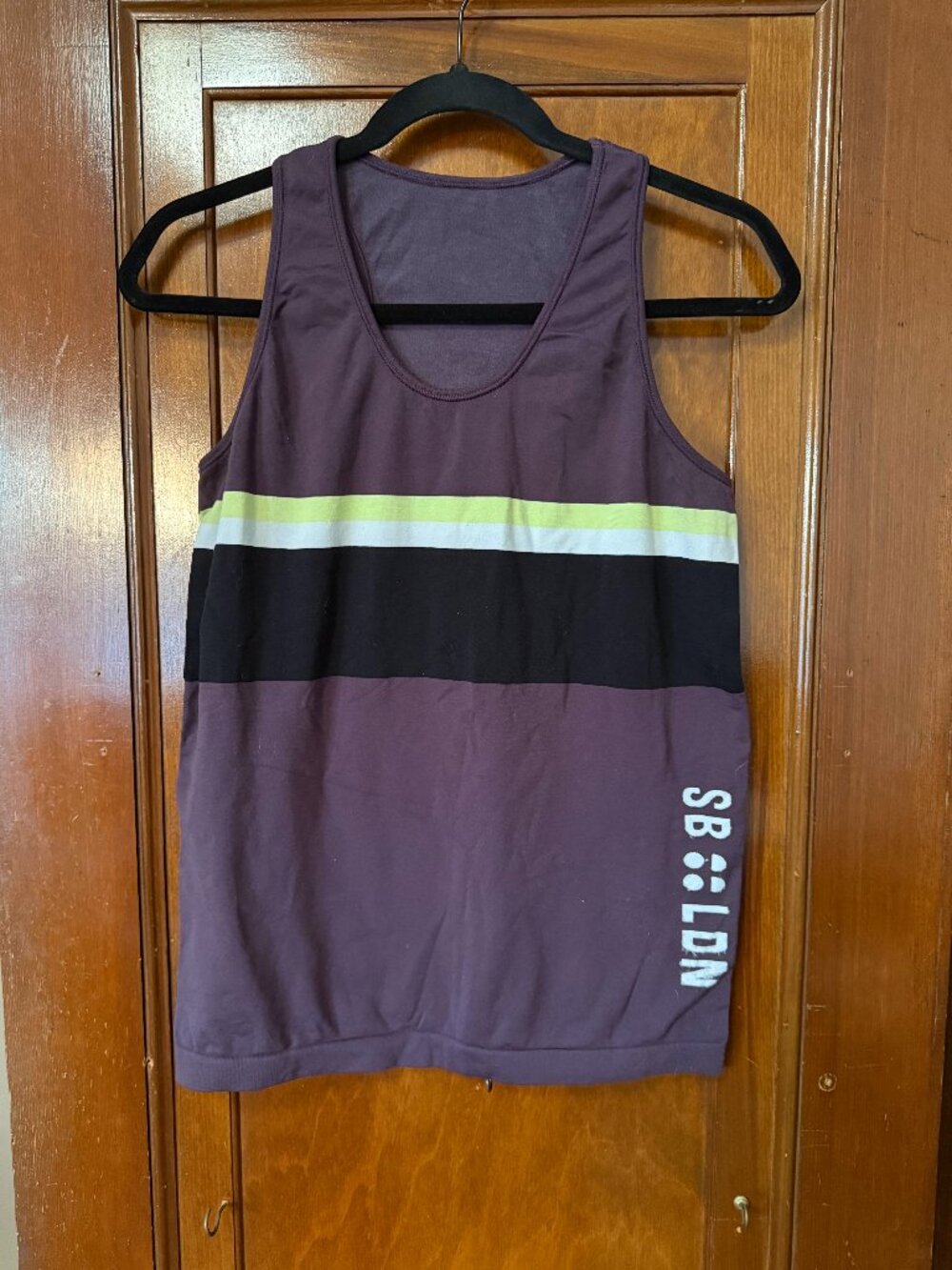 Sweaty. Betty London Purple Lime Green White Black Tank